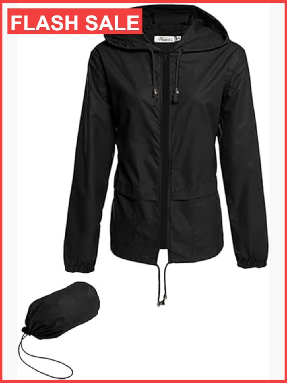 Lightweight Hooded Raincoat Waterproof Packable Active Outdoor Rain Jacket
